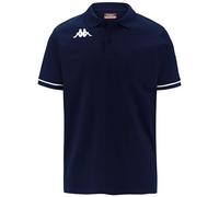 Kappa Barli Short Sleeve Polo Blu XL Uomo
