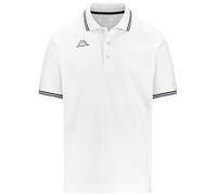 Kappa Logo MALTAX 5 MSS - Polo Shirts - Polo - Uomo - White-Navy