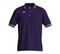 Kappa - Polo, Uomo, Viola, Cotone, Sportivo. Logo Maltax 5 MSS, Taglia: L