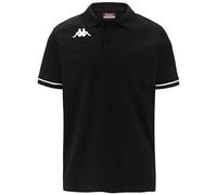 Kappa - Polo, Uomo, Nero, Cotone, Palestra, Kappa4Training Barli, Taglia: XL