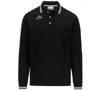 Kappa - Polo, Uomo, Nero, Cotone, Tennis, Logo MALTAX 5 MLS, Taglia: 3XL