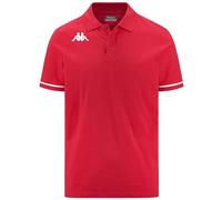 Kappa Polo a maniche corte Barli Rosso/Bianco L Uomo