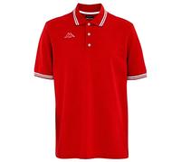 Kappa - Polo, Uomo, Rosso, Cotone, Tennis. Logo MALTAX 5 MSS, Taglia: L