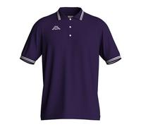 Kappa - Polo, Uomo, Viola, Cotone, Sportivo. Logo Maltax 5 MSS, Taglia: L