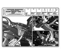 KAPPA PORTA VALIGIE LATERALI MONOKEY SIDE SUZUKI BANDIT 650