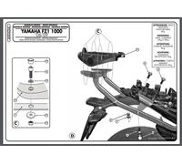 KAPPA PORTAPACCHI CENTRALE YAMAHA FZ1 1000 (06-15) (SENZA PIASTRA)