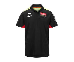 Kappa Robe Polo Acrazon Adulto Pertamina Enduro Moto GP Ufficiale Uomo Nero, Nero, S