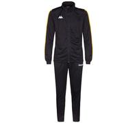 Kappa - Salcito Tks, tuta da uomo, nero/giallo, L