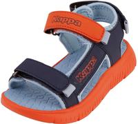 Kappa Kana Mf K Sandali Unisex - Bambini e ragazzi, Arancione (Orange/Navy), 34 EU