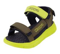 Kappa Sandali unisex per bambini Kana Mf, verde, 28 EU