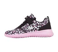 Kappa Sec Leo K Scarpe da corsa Unisex - Bambini e ragazzi, Nero (Black/Rosé), 28 EU