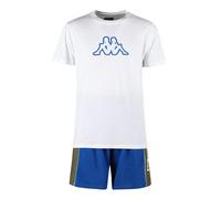 Kappa Set corto da uomo in cotone con t-shirt e bermuda in felpa