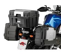 KGR46PACK2 - Kappa Set 2 Valigie MONOKEY® lt. 46 nera con cover color alluminio