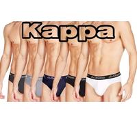 KAPPA SLIP PACCO DA 6 MUTANDE DA UOMO BRIEFS SLIP IN COTONE ELASTICIZZATO K 1111