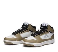 Kappa - Sneakers Alta, Unisex, Beige, Poliuretanica, Fitness, Logo Basil MD, Taglia: 43