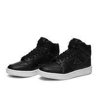 Kappa - Sneakers Alta, Unisex, Nero, Poliuretanica, Walking, Logo Basil MD, Taglia: 41