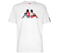KAPPA - T-shirt 222 Banda Pop - White-beige-grey S