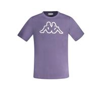 Kappa - T-shirt in cotone blu con scollo a giro - -Tops -Uomo -Blu -S