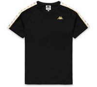 Kappa - T Shirt Maglietta, Uomo, Nero, Cotone, Sportivo, 222 Banda Coen Slim, Taglia: S