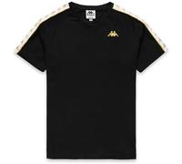 Kappa - T Shirt Maglietta, Uomo, Nero, Cotone, Sportivo, 222 Banda Coen Slim, Taglia: L