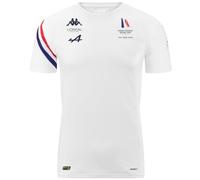 Kappa - T-Shirt, Uomo, Bianco, Poliestere, Vela, Abou PRO 7 Orient Express, Taglia: L