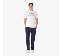 KAPPA 303HZ70 903WHITE-BLACK LOGO KORPO CROMEN