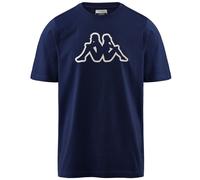 Kappa - T Shirt Maglietta, Uomo, Blu, Cotone, Sportivo. Logo Korpo Cromen, Taglia: 2XL
