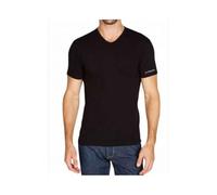 Kappa T-SHIRT UOMO MANICA CORTA SCOLLO V K1315 tg S NERO 100% COTONE COTONE PETTINATO pz 1