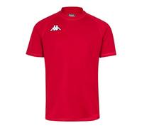 Kappa Telese - Maglietta da Uomo, Uomo, Maglietta, 304TTL0, Rosso, S