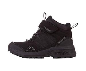 Kappa Thabo Tex K Unisex Kids Scarpe per jogging su strada Unisex - Bambini e ragazzi, Nero (Black), 26 EU