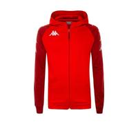 Kappa Tortona Gilet, Rosso, S Unisex-Adulto