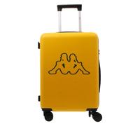 Kappa Trolley da Cabina 55x40x20 cm, Valigia Rigida in ABS con 4 Ruote Doppie e Lucchetto TSA, Bagaglio a Mano Leggero e Compatto per Ryanair, Wizz Air ed EasyJet 352F55W, Giallo
