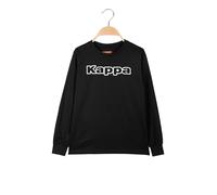 Kappa Tshirt girocollo a maniche lunghe da ragazzo con logo - nero