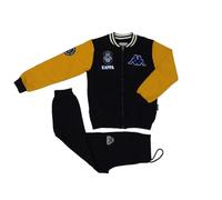 Kappa Tuta bambino ragazzo in 100% cotone French Terry. Tuta Full Zip in Felpina Leggera Ideale per l’autunno e la primavera. Kappa Back To School. (IT, Età, 10 anni, Regular, art.56 Blu)