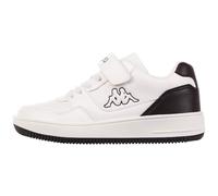 Kappa Unisex Kid's Style Code: Broome Low MF K Sneaker, Bianco e Nero, 11 UK Child