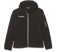 Kappa Valas Giacca, Unisex, Nero, 8Y