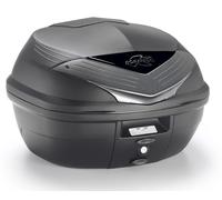 KAPPA VALIGIA CENTRALE 35L MONOLOCK K355NT2 CON RIFLETTORI BIANCHI