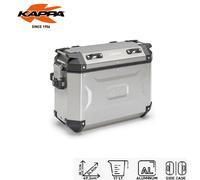 KAPPA Valigia Laterale Sinistra K'Force Monokey Cam 37LT Alluminio Naturale Moto