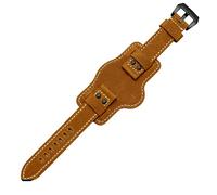 KAPPDE Dualuse orologio in pelle d'epoca cinturino in pelle bovina spessa cinturino per Panerai tempo libero morbido braccialetto 20 22 24 26mm cinturini, 26mm, agata