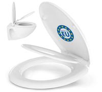 KAPPERTHAL Copriwater con seggiolino rimovibile e chiusura soft-close - Igienico, antibatterico, ideale per bambini piccoli, facile da montare, per WC ovale, bianco, durevole e robusto