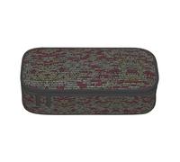 KAPPTYY Astuccio per matite ad alta capacità originale con codice di programmazione, organizer per penne grande, portatile, per adulti, Nero , Taglia unica, Organizer per borse