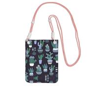 KAPPTYY Cactus Piante Succulente Stampa Moda Sacchetto Del Telefono Cellulare Universale Esterno Del Sacchetto Del Telefono Della Cassa Del Sacchetto Gadget Tasca