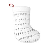 KAPPTYY Calza di Natale con peluche 45,7 cm, con scritta in lingua inglese "Family", decorazione da appendere al caminetto