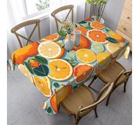 KAPPTYY Copertura elegante della tovaglia del partito di stampa del modello degli agrumi con il tessuto spesso molle per la celebrazione di banchetto
