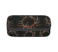 KAPPTYY Crown of Thorns - Astuccio originale ad alta capacità, organizer per penne, portatile, estetico, per adulti, Nero , Taglia unica, Organizer per borse