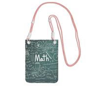 KAPPTYY Lezione di matematica Parola Stampa Moda Sacchetto Del Telefono Cellulare Universale Esterno Del Sacchetto Del Telefono Della Cassa Del Gadget Tasca Adatto