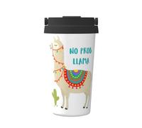 KAPPTYY Tazza da caffè riutilizzabile con coperchio, in acciaio inox, alla moda, per bevande calde e fredde, idea regalo