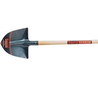 KAPRIOL BADILE PALA ACCIAIO TITANIUM PUNTA MANICO LEGNO PIOPPO 140CM INCLINATO