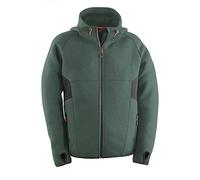 KAPRIOL Men's Sweatshirt Hoodie with Adjustable Hood Soft Warm Zip Pockets Bottom Sleeve for Thumb Insertion, green