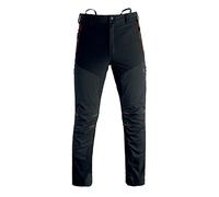 KAPRIOL Tech Pantaloni Uomo Trekking Primaverili Estivi Elasticizzati Idrorepellenti Multitasche e Resistenti (Nero, M)